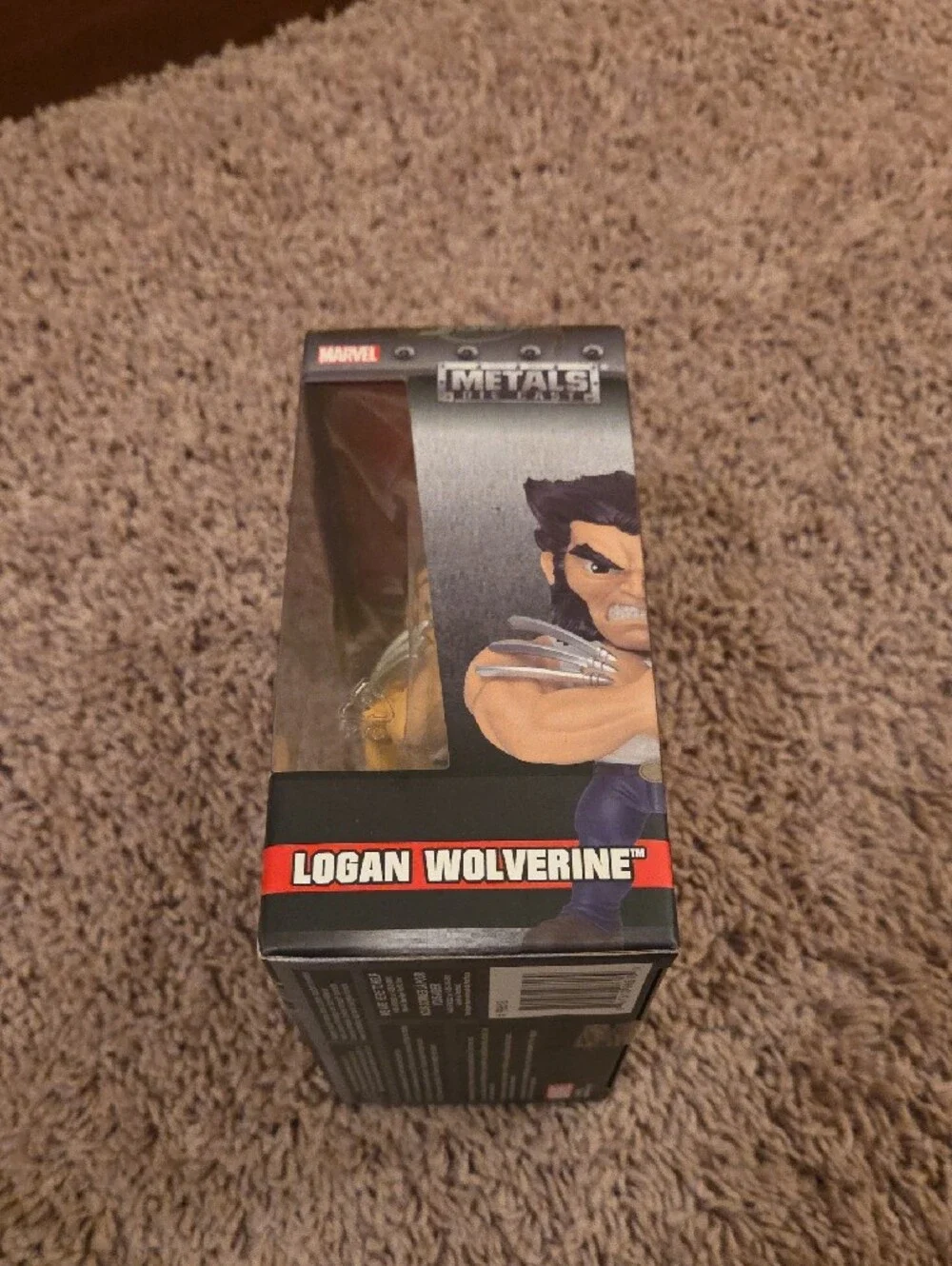 Metals Die Cast X-Men Logan Wolverine Figure - Yellow